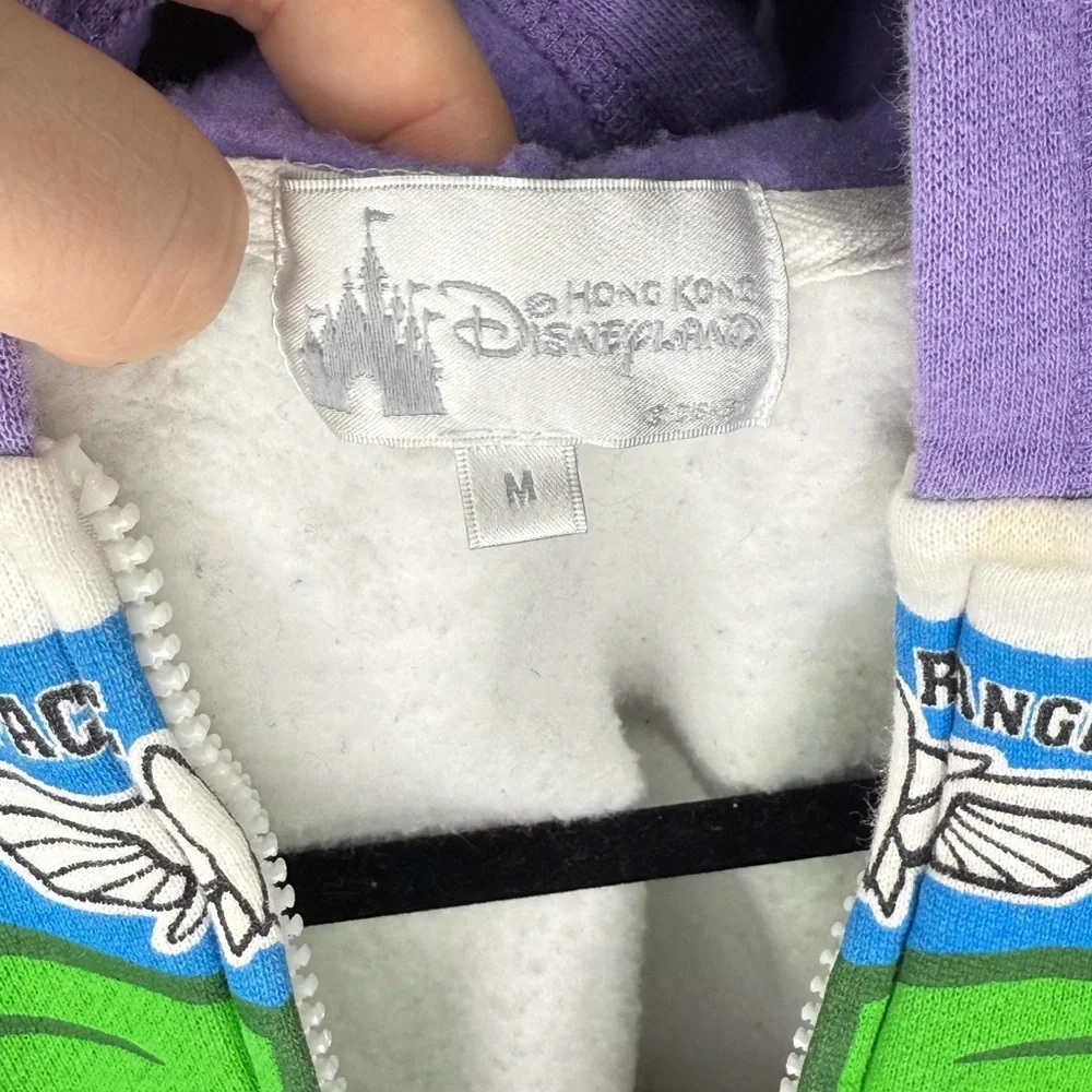 Hong Kong Disneyland Buzz Lightyear Boys Zip Up Hoodie